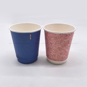 Gobelets en papier en édition limitée saisonnière de 12oz 16oz avec moka à la menthe poivrée et autres saveurs des fêtes - Product Image 2