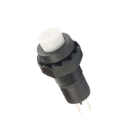 IP40 1A 250V AC 1E4 SPST Normal Terbuka 10mm Sakelar Tombol Tekan