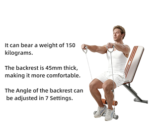 Équipement de fitness pliable pour la maison, haltères, musculation, exercices, <span class=keywords><strong>banc</strong></span> réglable en hauteur, matériau PU, usage commercial - Product Image 4