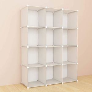 Simple Modern <b>Metal</b> Wall Mounted Durable Storage Rack with Multi-functional Multi <b>Grid</b> Partition for Bathroom - Product Image 2