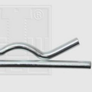Pasador de Resorte de Cabeza Redonda SWG con Bucle Simple, 6.5mm, Acero Galvanizado, 25 Piezas, Hecho en Alemania (940910237821) - Product Image 2