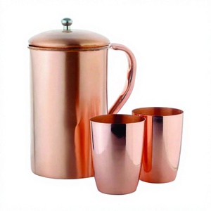 Ensemble de cuisine à sublimation pour la maison et la cuisine Pot à eau martelé avec poignée métallique en vente de gros - Product Image 1