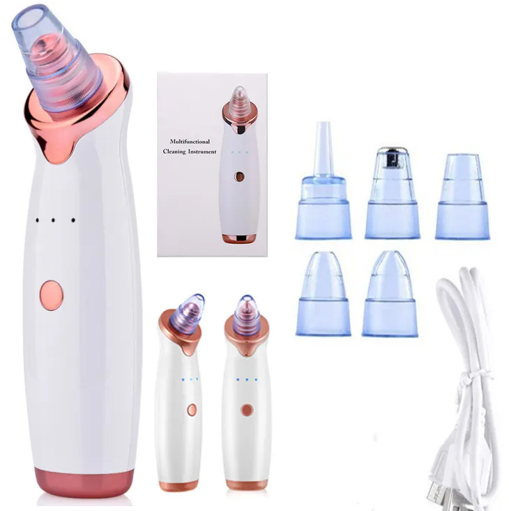 Electric Device Pore Remove Nose Cleanser Set Machine Facial Deep Cleansing Whitehead Acne Skin Blackhead Remover Vacuum
