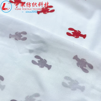 Tissu extensible en polyester et élasthanne, tricoté, teint en fil, effet soie glacée, léger, doux pour la peau, avec doublure de protection solaire pour vestes et manches