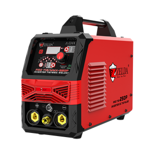 Soldador ZELDA Digital TIG MMA con función de pulso, soldador inversor de CC eléctrico, Soldador de 250 <span class=keywords><strong>Amp</strong></span> Tig Mma, máquina de soldadura de doble uso - Product Image 1