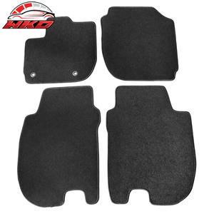 Tapis de sol pour Honda Fit GK 15-20, tapis avant et arrière noir 4 pièces - Velours - Product Image 1