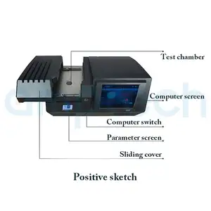 Edx1800B Xrf Alemanha Água Metal Moissanites Detector Ouro Analisar Máquina Analisador Thc Cbd Tester Xrf Gold Analyzer