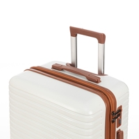 Stock Prêt Valises de Voyage Extensibles Légères en ABS, Ensembles de Bagages 3 Pièces avec Grande Capacité, OEM Disponible