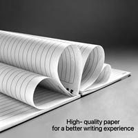 Carnet d'exercices personnalisé OEM/ODM à spirale, couverture rigide laminée, 100 feuilles de papier certifié pour cadeaux promotionnels, école, entreprise