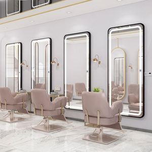 Hot Sale <strong>pink</strong> Color Modern Barber <strong>Salon</strong> Styling Chair Hairdressing Chair Saloon Chairs for <strong>Beauty</strong> <strong>Salon</strong> - Product Image 4
