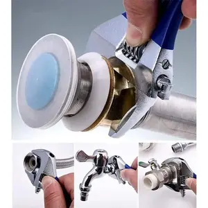 Clé à molette réglable en acier au chrome-vanadium forgé à ouverture large avec poignée courte – Outil à main - Product Image 1