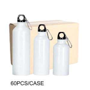 Botol Air Olahraga Bersepeda Custom Logo 400ml/500ml/600ml/750ml Portabel & Dapat Digunakan Kembali Dinding Tunggal dengan Carabiner Stok Grosir - Product Image 6