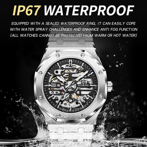 BINBOND Automatic Men Brand <strong>Mechanical</strong> Tourbillon Watches Waterproof Business Stainless Sport <strong>Clock</strong> - Product Image 2