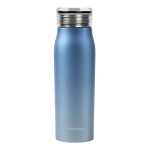 Botella de agua diaria de titanio de 550 ml, de pared simple, para hidratación al aire libre, ligera, libre de BPA, para deportes. - Product Image 4