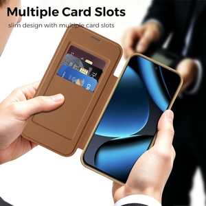 Funda Protectora de Teléfono de Cuero PU con Textura de Fibra de Carbono Magnética al por Mayor para Google Pixel 11 10 Pro XL con Soporte para Tarjetas - Product Image 5