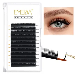 Großhandel Wimpern Individuell natürliche nasse Puppe Volumen Wimpern-Set Spikes Wimpern Anime-Typ Wimpernverlängerungen