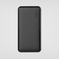 Batterie externe portable 10000mAh, double USB Type-C, chargeur rapide, ultra-mince, pour téléphone portable