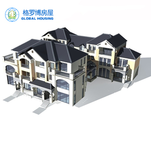 Hiện đại phong cách Châu Âu ánh sáng thép prefab nhà kit của Trung Quốc Modular nhà/biệt thự cho Tiny nhà - Product Image 5