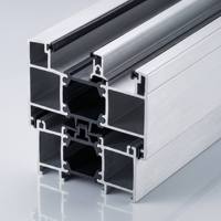 Dreispuriges Aluminium-Schiebefenster Präzisions-Kugellagerrollen Nahtloses Großformat Gehärtetes Glas Eloxierter Rahmen