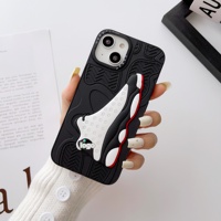 Coque de téléphone antichoc en silicone 3D motif dessin animé pour iPhone 17 16 15 14 13 Pro Max – Design tendance
