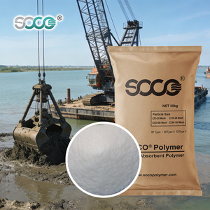 Polymer <span class=keywords><strong>super</strong></span> absorbant à usage industriel, hydrogel SAP, résine de polyacrylate de sodium, résine synthétique, produit utilisé pour le drainage des lacs - Product Image 5