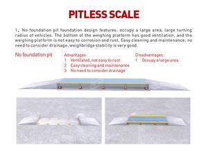 Guangzhou 10 Tonnen festes Wiegen 20 Tonnen 40 Tonnen 60 Tonnen LKW-Waage Plattform Waage Boden waage - Product Image 5