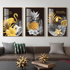 Pintura decorativa para sala de estar, pintura colgante de pared, arte abstracto moderno para sofá, imágenes de <span class=keywords><strong>fondo</strong></span>, 3 uds. - Product Image 2