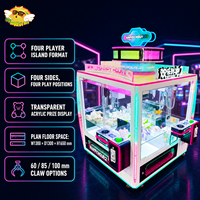Pour Projets d'Aménagement de Centres de Jeux et Zones de Jeux Intérieures : Mini-Arcade Métallique Multi-Postes – Garantie 1 An