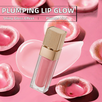Gloss à lèvres liquide naturel brillant, non toxique, marque privée, sans cruauté, repulpant, biologique, hydratant