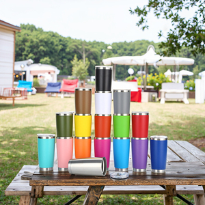 Ly giữ nhiệt bằng thép không gỉ 20oz, hai lớp, có nắp, bền, dùng làm cốc cà phê, ly uống nước đá và đồ uống - Product Image 6