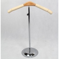 Présentoir de Magasin de Vêtements Moderne en Métal Portable Écologique Facile à Assembler, à Poser sur Comptoir ou Table, à 1 Étagère pour Chemises