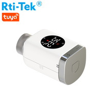 Termostato ZigBee de Ultra Bajo Consumo con Pantalla LCD Grande, Programación Semanal Tuya, Válvula Termostática Inteligente para Radiador