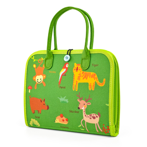 Tablero de actividades de fieltro sensorial Montessori para niños pequeños, juguete de aprendizaje preescolar, tablero ocupado de desarrollo educativo para la primera infancia - Product Image 3