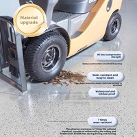 Revêtement de sol autonivelant en sable coloré époxy, résistant à l’usumarbre, pour sols en béton, antidérapant en extérieur