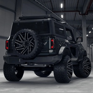 22 pulgadas 22x12 6x139,7 6x135 -44 Offset negativo cóncavo <span class=keywords><strong>4x4</strong></span> Offroad Suv rueda de aleación para jeep Trackhawk Wagoneer Wrangler <span class=keywords><strong>Sahara</strong></span> - Product Image 6