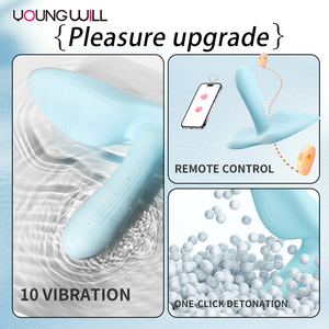 Aanpasbare app-gestuurde vibrerende kussen-<span class=keywords><strong>vibrator</strong></span> voor vrouwen, voor clitorale stimulatie, handsfree, met humpable functie en G-spot stimulatie. - Product Image 3