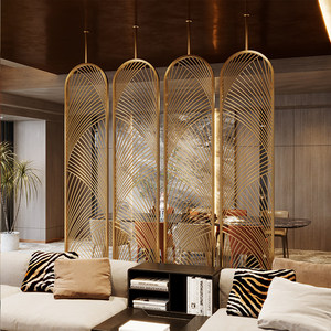 Biombos, Rejillas y Pantallas Decorativas Modernas <span class=keywords><strong>de</strong></span> Acero Inoxidable <span class=keywords><strong>para</strong></span> Salas <span class=keywords><strong>de</strong></span> Estar, Entradas, Salones <span class=keywords><strong>de</strong></span> Banquetes y Hoteles - Product Image 4