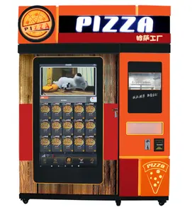 Mesin Penjual Otomatis Pizza Mesin Berdiri Pizza Makanan Panas Termurah untuk Dijual Mesin Penjual Otomatis