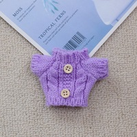 Nouveaux produits 2026 : Pulls à boutons Moru Doll, Pulls Moru Doll, Vêtements pour poupées Kt à moins d'un dollar, 10cm, 14cm