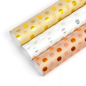 <b>Thick</b> DIY Color Glitter Metallic Wrapping <b>Paper</b> for Gift Box Packing & Crafts Single Side Coated Gravure Printing Compatible - Product Image 2