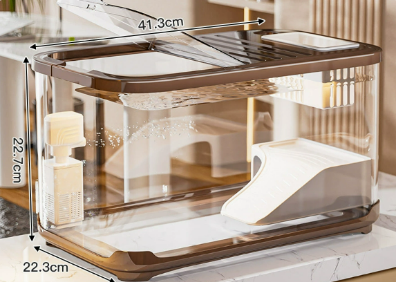 Marron+Structure d'escalade+Pompe oxygénante