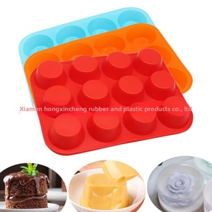 In Stock Household <b>Baking</b> Tools <b>Silicone</b> Cake Mold 24-piece Small Cake Cup Multi-style Cylindrical Oven Safe - Product Image 5
