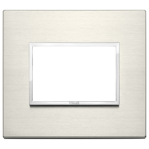 Vimar Wall <b>Switch</b> Plate 13.1x11.6cm Titanium Finish - Product Image 1