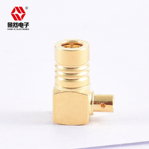 50ohm 직각 금도금 SMB 여성 RF 커넥터 베릴륨 구리 접촉 재료 타이트 삽입 철회 - Product Image 4