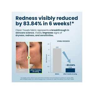 Toallitas Desechables Shesmile Clean Towels XL, Paquete de 50, para Desmaquillar Adultos - Product Image 3