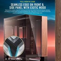 Boîtier PC E-ATX Antec C8 avec panneau frontal en verre trempé, disposition à double compartiment, support de radiateur Type-C 360 mm, compatible RTX 40