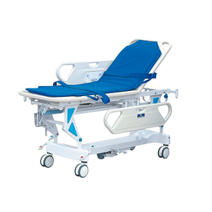 Nouveau <span class=keywords><strong>Lit</strong></span> de Transport Multifonctionnel en Acier Inoxydable pour Patients Hospitaliers, Utilisation en Soins Intensifs, avec Certification CE ISO et Garantie de 3 Ans - Product Image 3