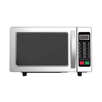 Harga pabrik grosir Smart Digital elektrik Cepat pemanas baja tahan karat 25L komersial Oven Microwave untuk Hotel restoran