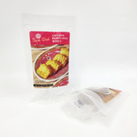 Bas quantité minimale de commande 24oz/680g impression personnalisée sacs en plastique emballage impression sac d'aliments congelés emballage d'aliments congelés pour boulette