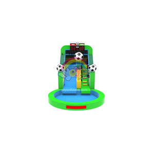 Toboggan aquatique gonflable tropical sec et humide, trampoline de saut, aire de jeux intérieure, location commerciale, directement de l'usine - Product Image 3